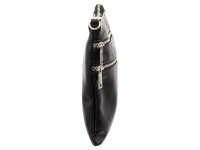 Prato S008-G Reißverschluss Umhängetasche black