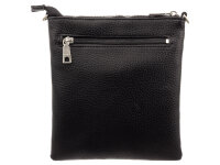 Prato S008-G Reißverschluss Umhängetasche black