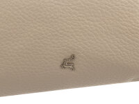 Prato S017-G genarptes PU Umhängetasche Handtasche grey