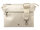 Prato S017-G genarptes PU Umhängetasche Handtasche white