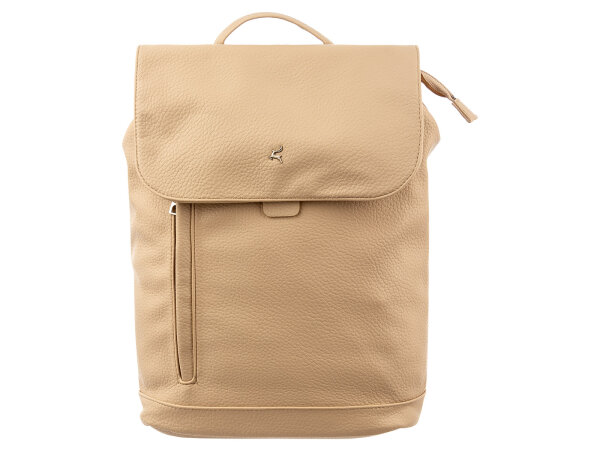 Prato S816-G LM Joyce City Rucksack genarbtes PU beige