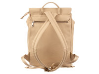 Prato S816-G LM Joyce City Rucksack genarbtes PU beige