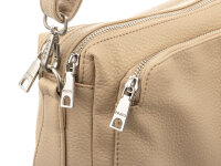 Prato S950-G LM Joyce Umhängetasche genarbtes PU beige