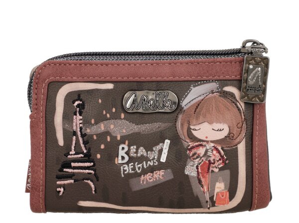 Anekke Mademoiselle Wallet M Geldbörse 41809-912-schwarz / braun