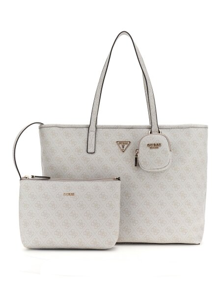 GUESS HWSL7124240 POWER PLAY II LARGE TECH TOTE Woman Shopper bone logo