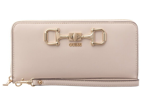 GUESS SWVG9910146 JANIE SLG LARGE ZIP AROUND stone