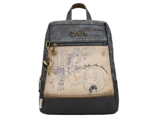 Anekke Studio Backpack Rucksack 41845-018-beige / braun