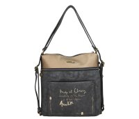 Anekke Studio Bag Schultertasche mit Rucksackfunktion 41845-063-beige / braun