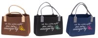 Mel-O-Design 2716 Filz Tasche Shopper mit Spruch "Ich bin nicht perfekt, aber dafür einzigartig"