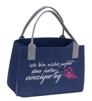 Mel-O-Design 2716 Filz Tasche Shopper mit Spruch...