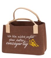 Mel-O-Design 2716 Filz Tasche Shopper mit Spruch...