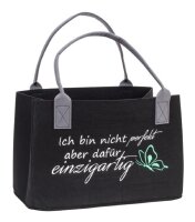 Mel-O-Design 2716 Filz Tasche Shopper mit Spruch...