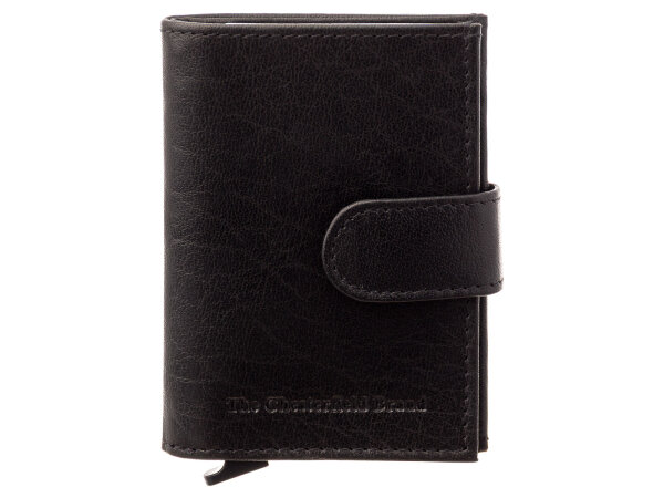 The Chesterfield Brand Antique Buff Crumbled Leder RFID Safe Geldbörse Hannover C08.0457 00 black