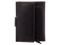 The Chesterfield Brand Antique Buff Crumbled Leder RFID Safe Geldbörse Hannover C08.0457 00 black