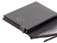 The Chesterfield Brand Antique Buff Crumbled Leder RFID Safe Geldbörse Hannover C08.0457 00 black