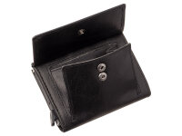 The Chesterfield Brand Antique Buff Crumbled Leder RFID Safe Geldbörse Hannover C08.0457 00 black