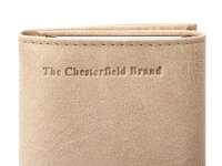 The Chesterfield Brand Antique Buff Crumbled Leder RFID Safe Geldbörse Mannheim C08.0458 05 weiss
