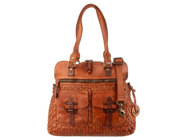 Harbour 2nd UP.13297 Alexandra Urban Poets Leder Shopper cognac