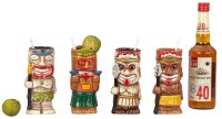 Mel-O-Design 2033 Tiki Keramik Cocktail Becher 4er Set...