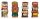 Mel-O-Design 2033 Tiki Keramik Cocktail Becher 4er Set ca. 440/450/470/550ml
