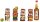 Mel-O-Design 2033 Tiki Keramik Cocktail Becher 4er Set ca. 440/450/470/550ml