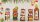 Mel-O-Design 2033 Tiki Keramik Cocktail Becher 4er Set ca. 440/450/470/550ml