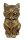 Mel-O-Design 1487 Lustige Katze in gold mit großer Brille