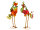 Mel-O-Design 8024 Metall Vogel bunt stehend 2er Set