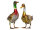 Mel-O-Design 5530 Metall Ente stehend 2er Set