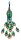 Mel-O-Design 3016 Metall Pfau Gartenfigur Deko Pfau Skulptur Terrasse Balkon