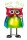 Mel-O-Design 5034 Bunte Metall-Eule mit großen Augen