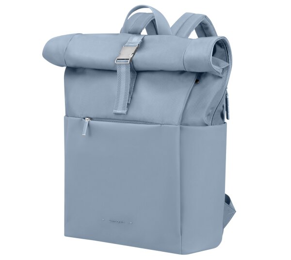 Samsonite 4Pack Laptop Rolltop Backpack 15,6 Zoll Laptoprucksack dusty blue
