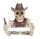 Mel-O-Design 2488 Totenkopf "Cowboy" als Toilettenpapierhalter