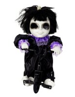 Mel-O-Design 2171 Halloween-Horrorpuppe auf Fahrrad mit...
