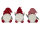 Mel-O-Design 7100 Filz Besteck-Tasche grau-weiß-rot Wichteldesign
