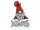 Mel-O-Design 5988 Schlafmützen-Nikolaus mit Schriftzug "XMAS" und LED-Licht