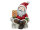 Mel-O-Design 3900 Nikolaus sitzend im Sessel mit Geschenk in der Hand & LED-Licht