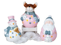 Mel-O-Design 4874 Weihnachtsfiguren Nikolaus, Schneemann...