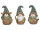 Mel-O-Design 1921 Xmas Figuren mintfarben mit LED-Licht