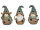 Mel-O-Design 1921 Xmas Figuren mintfarben mit LED-Licht