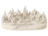Mel-O-Design 7941 Winterlandschaft Dorf mit LED