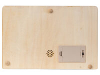 Mel-O-Design 6949 Holzdeko mit Karusell mit LED Licht + Bewegung