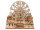 Mel-O-Design 6949 Holzdeko mit Karusell mit LED Licht + Bewegung