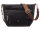 Prato S048-C Umhängetasche Crossbody Bag mit Reißverschluss & Innenfächern black