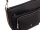 Prato S048-C Umhängetasche Crossbody Bag mit Reißverschluss & Innenfächern black