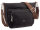 Prato S048-C Umhängetasche Crossbody Bag mit Reißverschluss & Innenfächern black