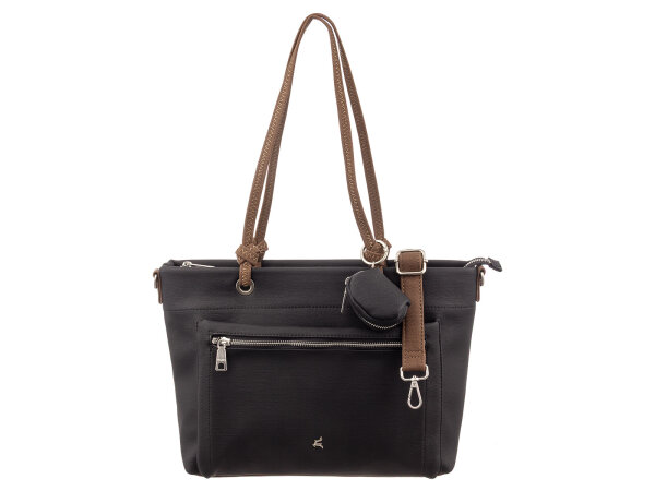 Prato S049-LC Umhängetasche Shopper vielseitig einsetzbar black