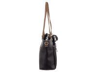 Prato S049-LC Umhängetasche Shopper vielseitig einsetzbar black