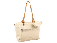 Prato S049-LC Umhängetasche Shopper vielseitig einsetzbar light beige