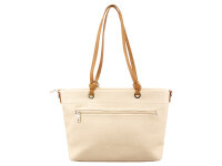 Prato S049-LC Umhängetasche Shopper vielseitig einsetzbar light beige